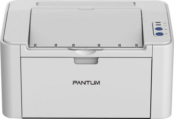 Принтер лазерный Pantum P2506W черно-белая печать, A4, цвет серый - фото 2 - id-p226680696