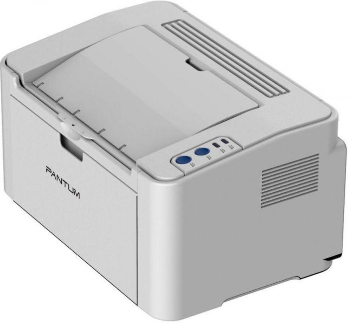 Принтер лазерный Pantum P2506W черно-белая печать, A4, цвет серый - фото 5 - id-p226680696
