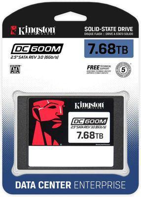 SSD накопитель Kingston DC600M SEDC600M/7680G 7.7ТБ, 2.5", SATA III, SATA - фото 3 - id-p227300300