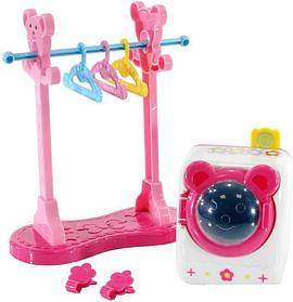 Стиральная машина игрушечная Kawaii Mell Прачечная для куклы 512616