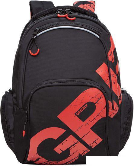 Школьный рюкзак Grizzly RU-423-14 (красный) - фото 2 - id-p227322739