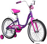 Детский велосипед Novatrack Angel 20 (фиолетовый/розовый, 2019), фото 2