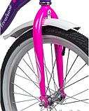 Детский велосипед Novatrack Angel 20 (фиолетовый/розовый, 2019), фото 3