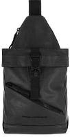 Рюкзак слинг Piquadro Harper CA5678AP/N черный натуральная кожа