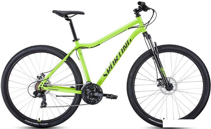 Велосипед Forward Sporting 29 2.0 D р.21 2022 (ярко-зеленый/черный) - фото 1 - id-p227213466