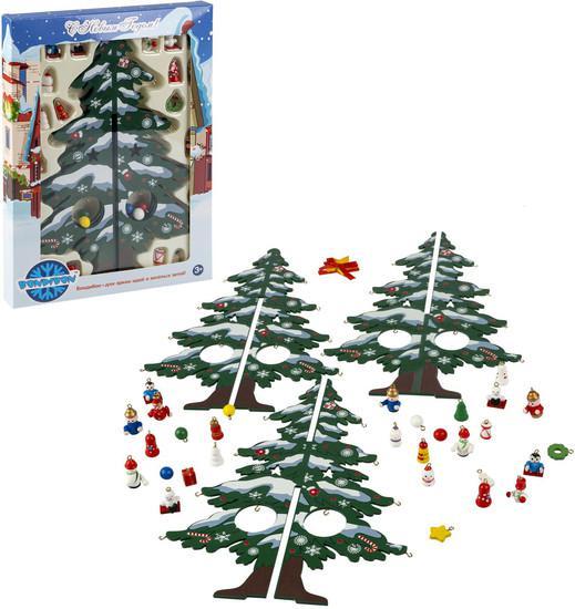 Набор для создания поделок/игрушек Bondibon Новогодний. Деревянная елочка ВВ5998 - фото 2 - id-p227213509
