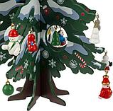 Набор для создания поделок/игрушек Bondibon Новогодний. Деревянная елочка ВВ5998, фото 8