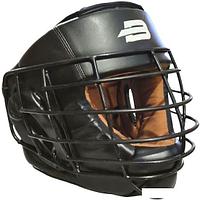 Cпортивный шлем BoyBo Flexy с металлической решеткой (M, черный)