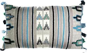 Чехол на подушку Tkano Ethnic TK18-CC0002 (зеленый/синий/серый)