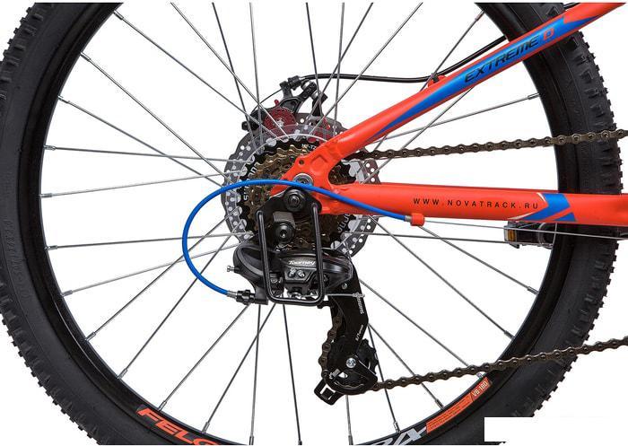 Велосипед Novatrack Extreme 24 р.13 (оранжевый, 2019) - фото 5 - id-p227213626