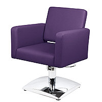 Кресло для парикмахера Примо, фиолетовое. На заказ