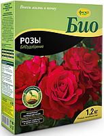 Удобрение сухое Фаско БИО Розы и Цветущие многолетники гранулированное коробка 1,2 кг