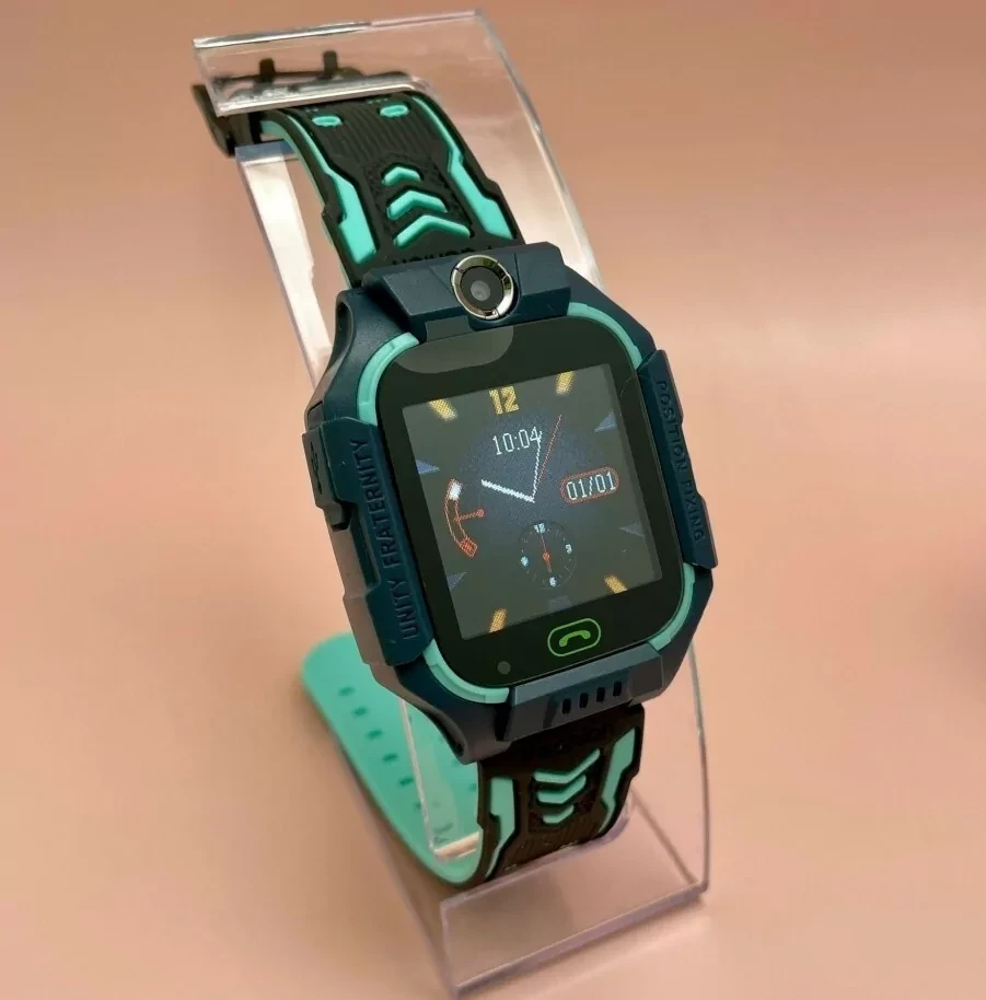 Умные детские часы Smart Baby Watch Q88 (Зелёный) - фото 1 - id-p172867094