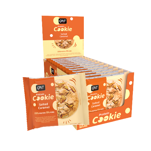 Печенье Protein Cookie соленая карамель, 60 гр, QNT - фото 1 - id-p222713448