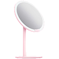 Зеркало для макияжа Amiro HD Daylight Mirror Розовое