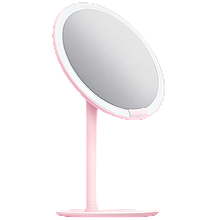 Зеркало для макияжа Amiro HD Daylight Mirror Розовое