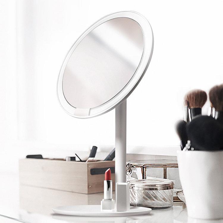 Зеркало для макияжа Amiro HD Daylight Mirror Розовое - фото 10 - id-p226738257