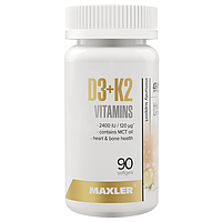 Витамин D3 + K2 Maxler, 90 капс.
