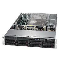 Корпус Supermicro SuperChassis 2U 825TQC-R802LPB/ no HDD(8)LFF/ no fixed LFF(2)/ 7xLP/ 2x800W Platinum(12" x