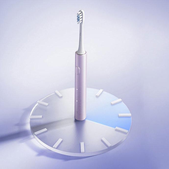 Электрическая зубная щетка Xiaomi Mijia Sonic Electric Toothbrush T302 Серебро - фото 4 - id-p226738593