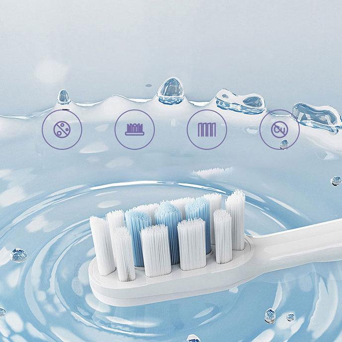 Электрическая зубная щетка Xiaomi Mijia Sonic Electric Toothbrush T302 Серебро - фото 7 - id-p226738593