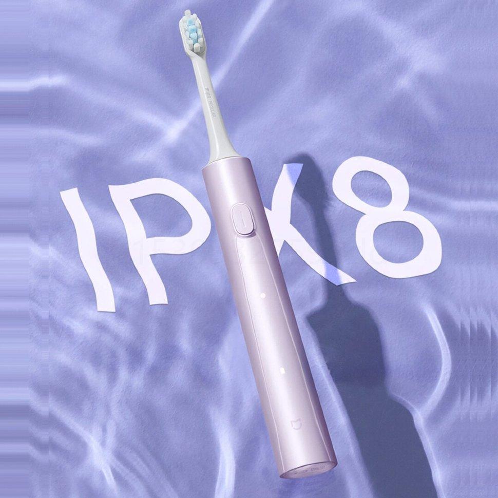 Электрическая зубная щетка Xiaomi Mijia Sonic Electric Toothbrush T302 Серебро - фото 10 - id-p226738593
