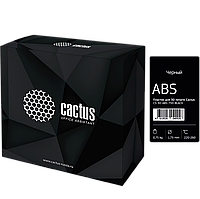 Пластик для 3D принтера Cactus ABS d1.75мм 0.75кг Чёрный