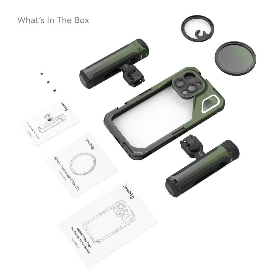 Клетка SmallRig x Brandon Li Video Kit для iPhone 15 Pro Max (Co-design Edition) - фото 3 - id-p226744158