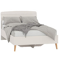 Кровать «Афина», 1200×2000 мм, встроенное основание, цвет кашемир серый