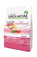 Сухой корм для собак Unica Natura Unico Mini (Сыровяленая ветчина, рис, картофель) 0.8 кг