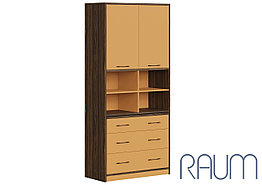 Шкаф-стол трансформер RAUM ШК-005 - Тоффи/Дуб Бурбон (МК Стиль)