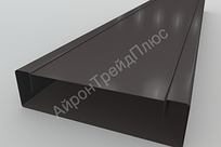 Забор Ранчо металлический 100 мм RAL 8019