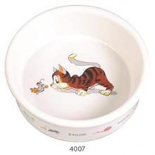 Миска керамическая для кошек с изображением 0.2 л/диам.11 см (4007)