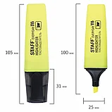 Текстовыделитель STAFF EVERYDAY HL-638 ЖЕЛТЫЙ линия 1-5 мм, фото 4