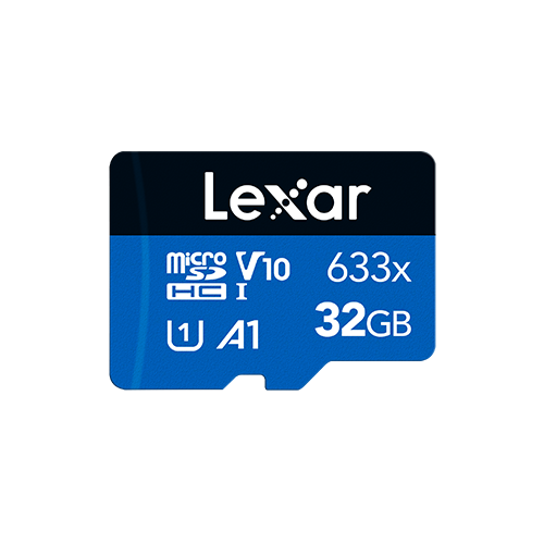 Карта памяти MicroSD 32GB - Lexar Blue Series, класс 10, UHS-I, V10, A1, 633x, скорость: 100 Mb/s - фото 2 - id-p40727767