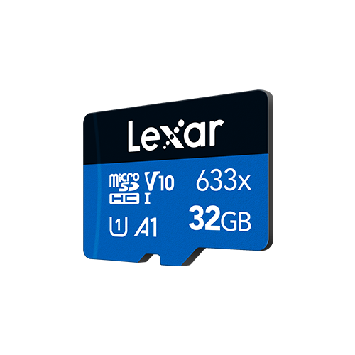 Карта памяти MicroSD 32GB - Lexar Blue Series, класс 10, UHS-I, V10, A1, 633x, скорость: 100 Mb/s - фото 3 - id-p40727767