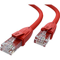 GCR Патч-корд прямой 2.0m UTP кат.6, красный, 24 AWG, ethernet high speed, RJ45, T568B, GCR-52389