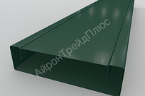 Забор Ранчо металлический 100 мм RAL 6005 МАТТ