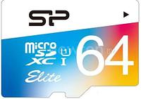 Карта памяти Silicon-Power Elite microSDXC SP064GBSTXBU1V21SP 64GB (с адаптером)