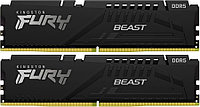 Память DDR5 2x32GB 5600MHz Kingston KF556C36BBEK2-64 Fury Beast Black RTL Gaming PC5-44800 CL36 DIMM 288-pin