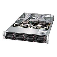 Платформа системного блока SuperMicro SYS-6029U-TR4 2U, 2xLGA3647 (up to 205W), iC621 (X11DPU), 24xDDR4, up to