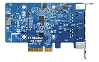 Сетевая карта QNAP QXG-10G2T Dual-port BASET 10GbE network expansion card; low-profile form factor; PCIe Gen3