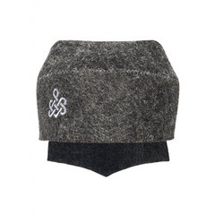 Шапка банная с вышивкой "Бандана", войлок серыйарт.Б401617