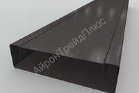 Забор Ранчо металлический 120 мм RAL 8019