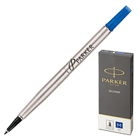 Стержень для ручки-роллера PARKER «Quink RB», металлический, 116 мм, узел 0,7 мм, синий