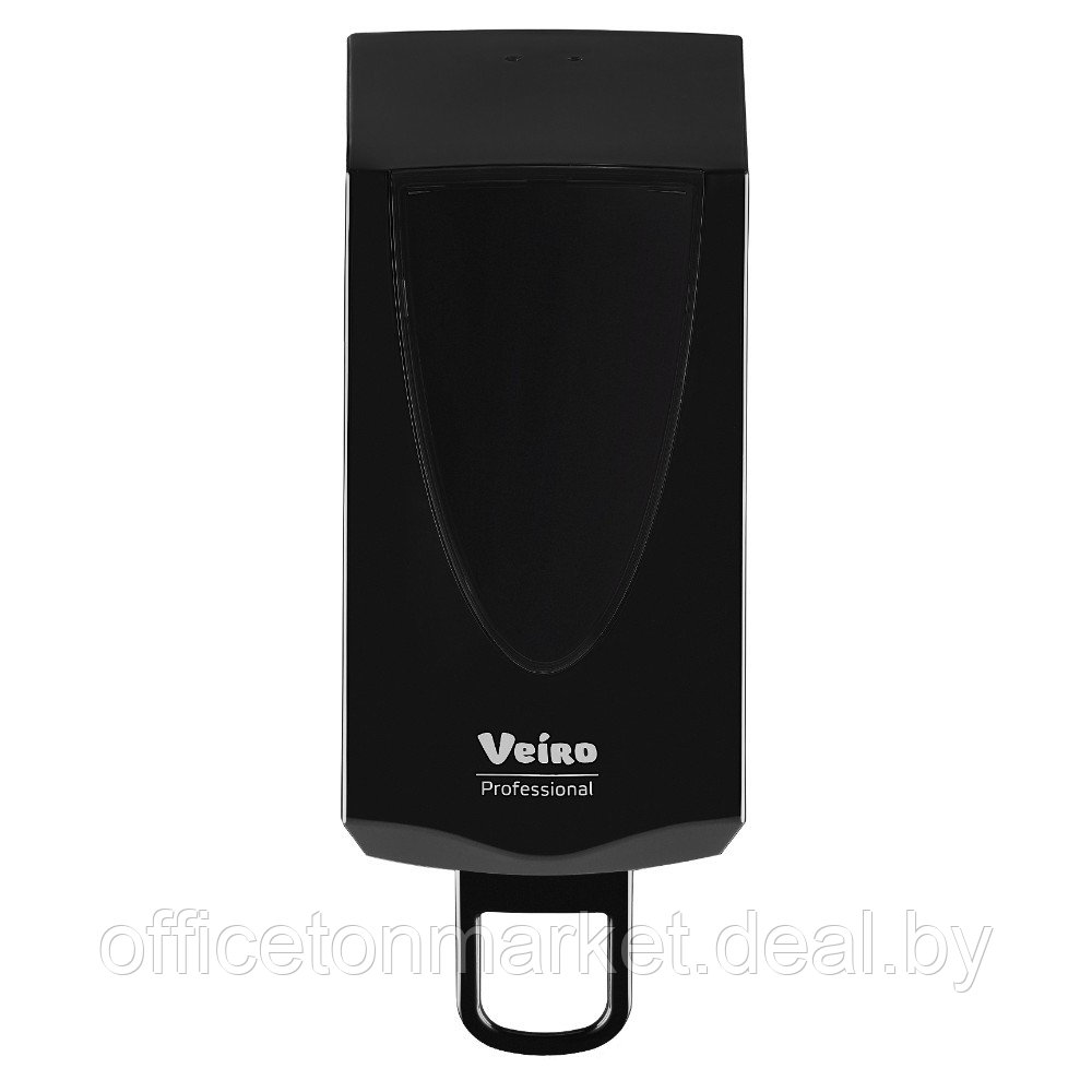Диспенсер "VEIRO Professional SAVONA" для жидкого мыла, 0.8 л, ABS-пластик, черный