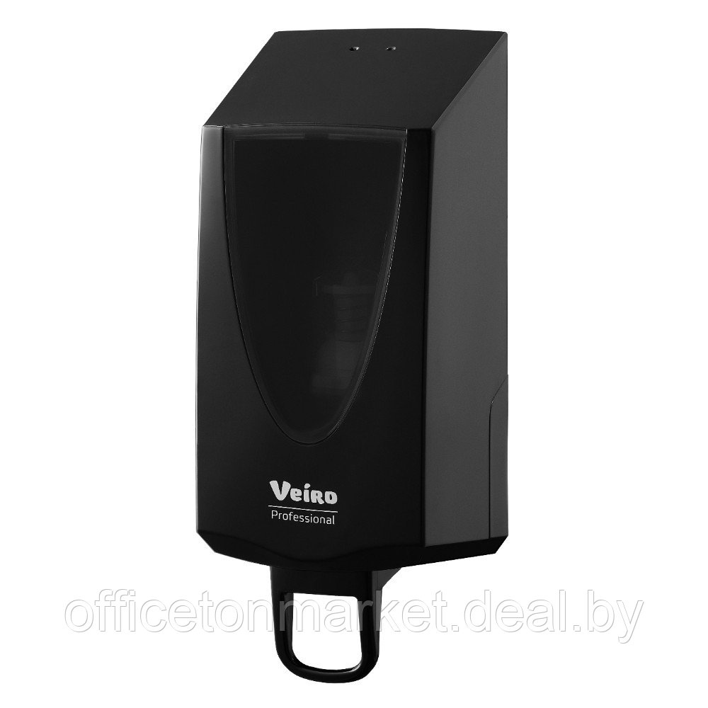 Диспенсер "VEIRO Professional SAVONA" для жидкого мыла, 0.8 л, ABS-пластик, черный - фото 2 - id-p224775271