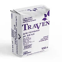 Субстрат торфяной питательный Traven для голубики рН 2,8-4,0 100 л