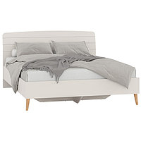 Кровать «Афина», 1600×2000 мм, встроенное основание, цвет кашемир серый