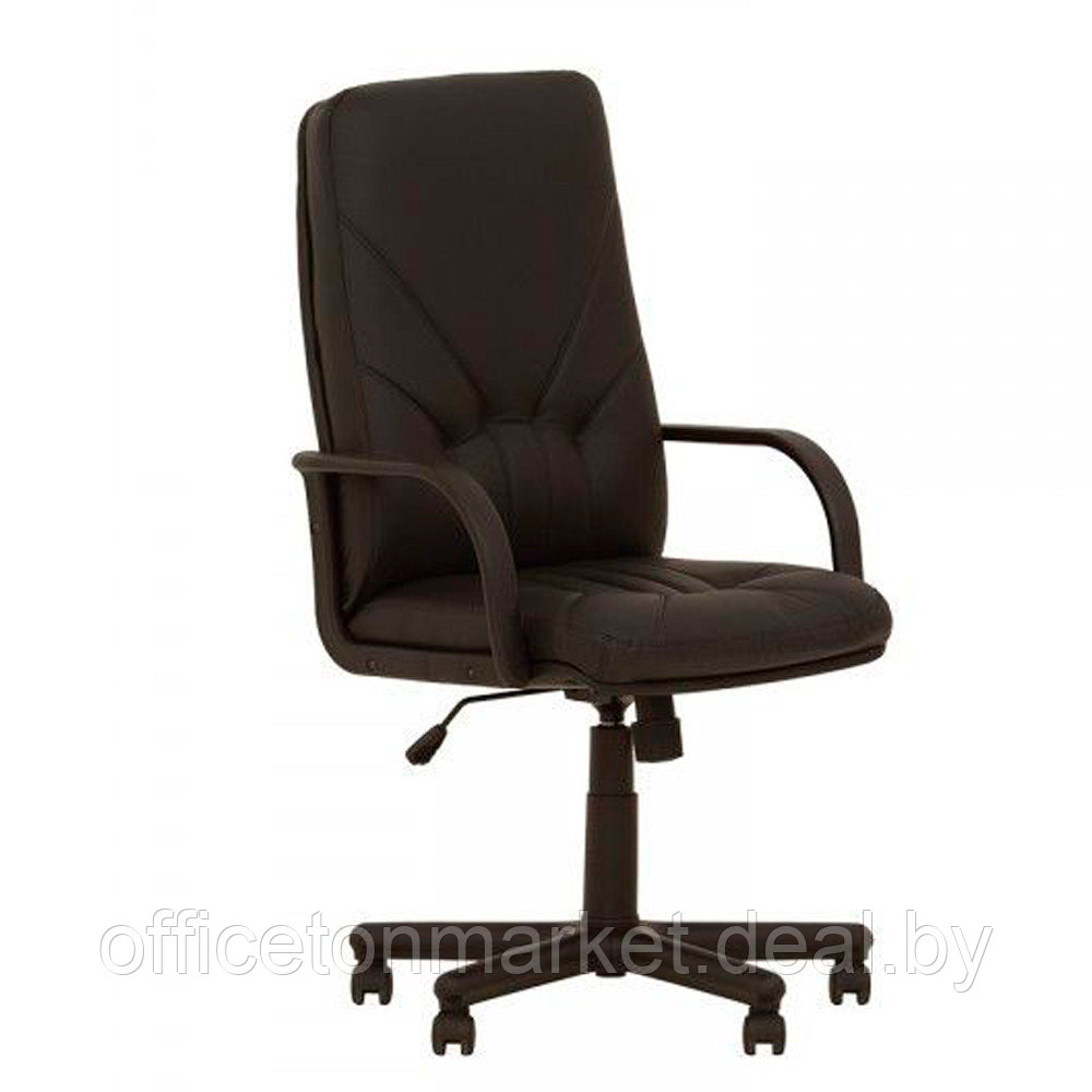 Кресло для руководителя "UTFC Комо В", ткань, пластик, черный - фото 1 - id-p226626042